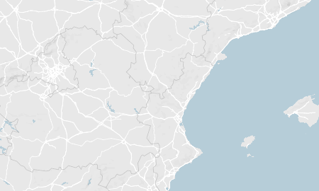 Mapa de las zonas afectadas en Valencia