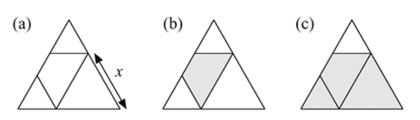 Figura 2.15 — Trapecios y triángulos semejantes