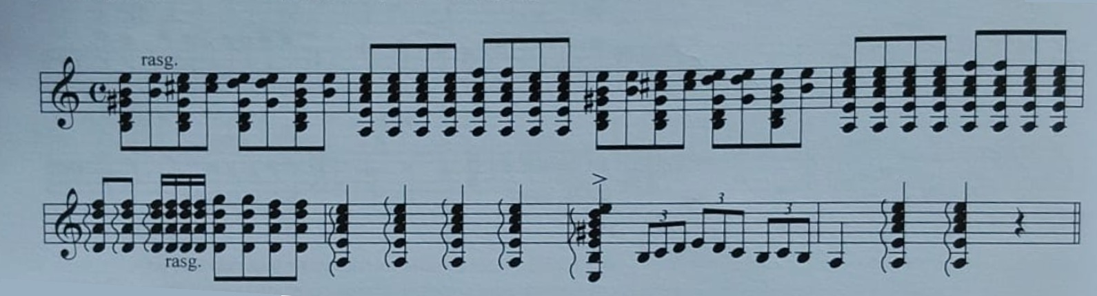 Llamada de farruca: comportamiento del modo menor