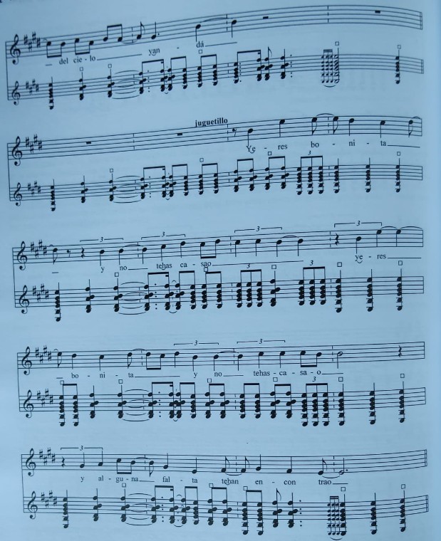 Sección 2.1 — ejemplo musical (pentagrama)