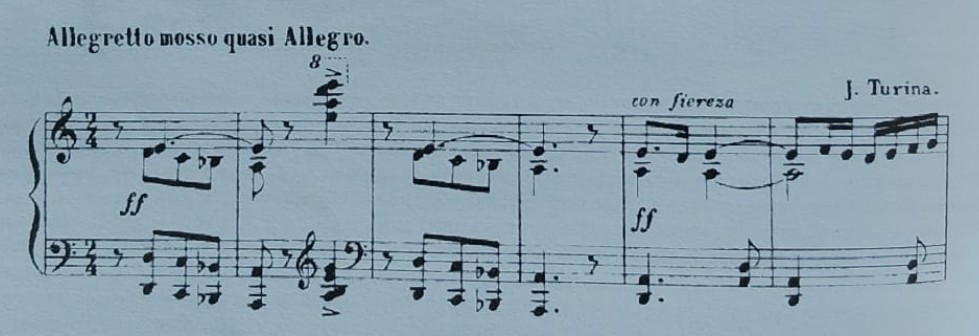 J. Turina — Allegretto mosso quasi Allegro (cadencia andaluza)