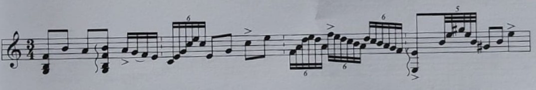 Soleares: sustitución IV–III por III–VI, quedando VII–VI–II–I