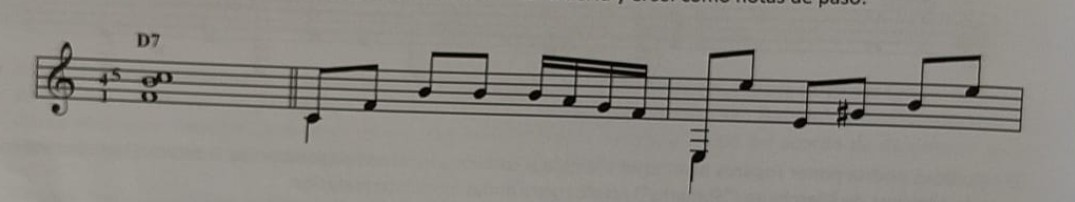 D7 [1–4–5] — Soleares de M. Cano: cuarta y quinta como impulso armónico