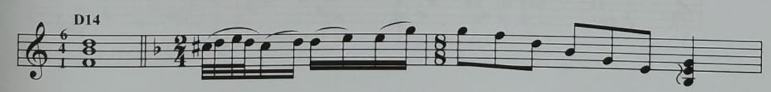 D14 [1–4–6] — Sabicas: Siguiriyas, acorde final con cuarta aumentada