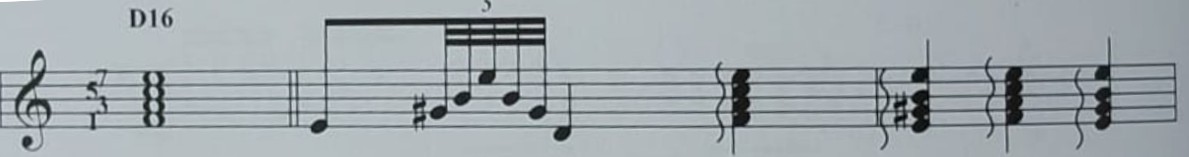 D16 [1–3–5–7] — pedal superior en la voz aguda (Reguera)