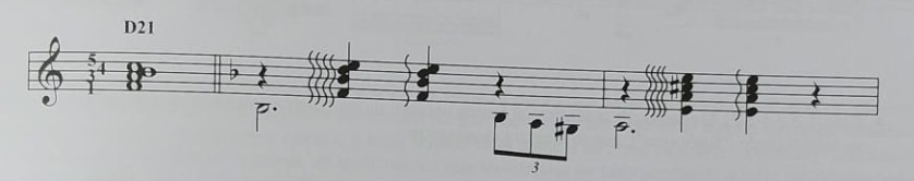 D21 [1–3–4–5] — choques interválicos (tientos de M. Granados)