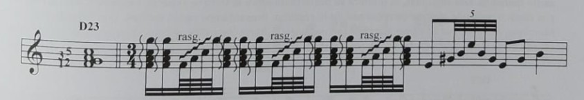 D23 [1–2–3–5] / [1–3–5–9] — Reguera, Gannia, La caña