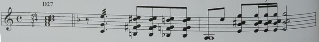 D27 [1–3–4–5–6] — tres segundas seguidas (tangos de M. Granados)