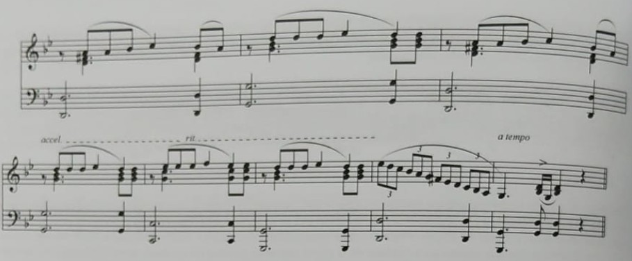 Final de la farruca con cierre descendente y ejemplo de glosolalia 'tran-tran'.