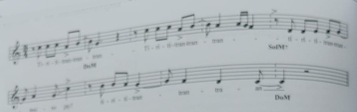 Transcripción del célebre trititrán de las alegrías, adaptado para instrumento monódico.