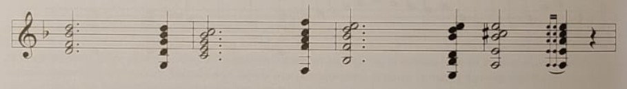 Falseta de Paco Peña basada en la progresión re–sol–do