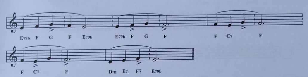 Pentagrama 33- cantinela/hilván de la caña con cifrado