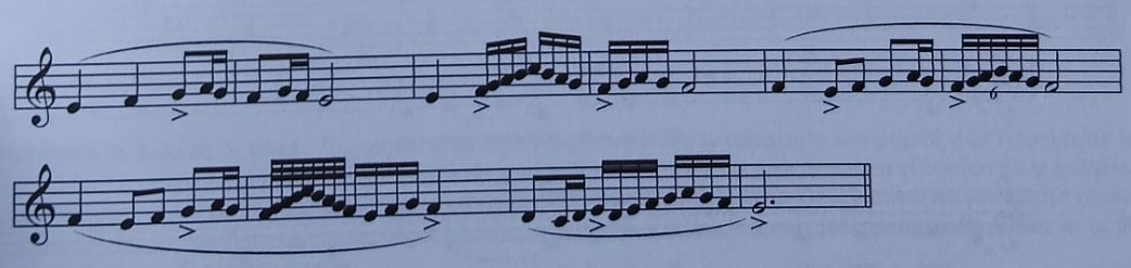 Pentagrama 35 — variación de mayor exigencia virtuosística