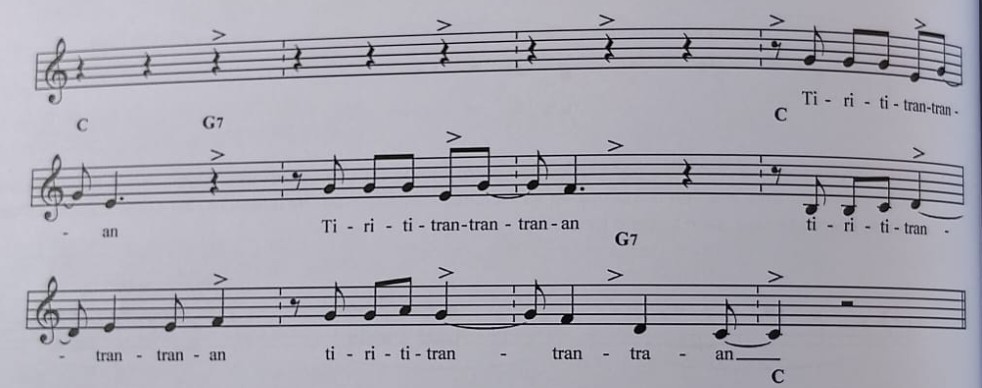 Pentagrama 37 — versión reescrita entrando en la anacrusa del once