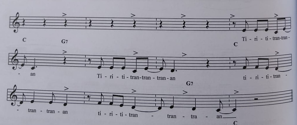 Pentagrama 38 — comienzo desde la tercera