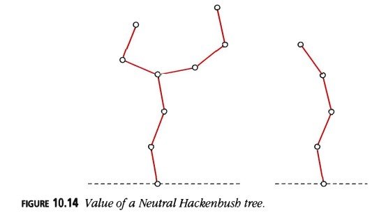 Figura 10.14 Árbol de Hackenbush neutral