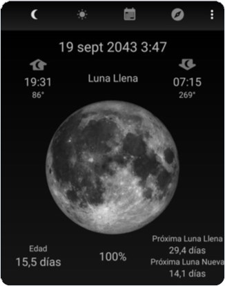 Cómo se verá la Luna en 2043